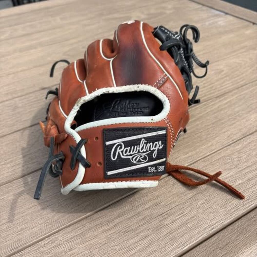 Rawlings GG Elite Baseball Glove 11.5 Infield I-Web - Brown/Black